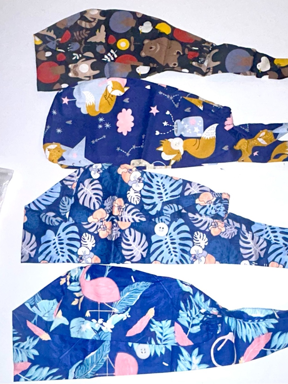 Unbranded Navy Blue Patterned Cotton Headband for Men